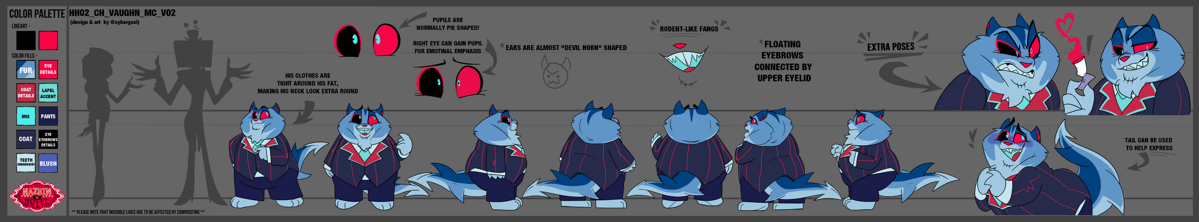 Original Character Design & Complex Reference Sheet