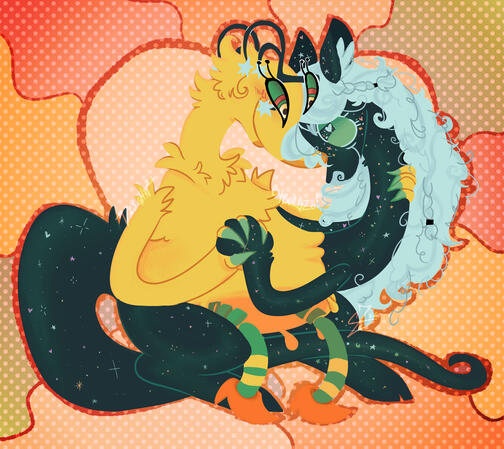 Rendered Fullbodies of Multiple Characters w/ Simple Background