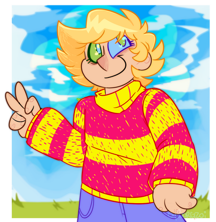 Unshaded Portrait w/ Simple Background